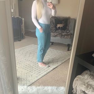 Turquoise Work Pants